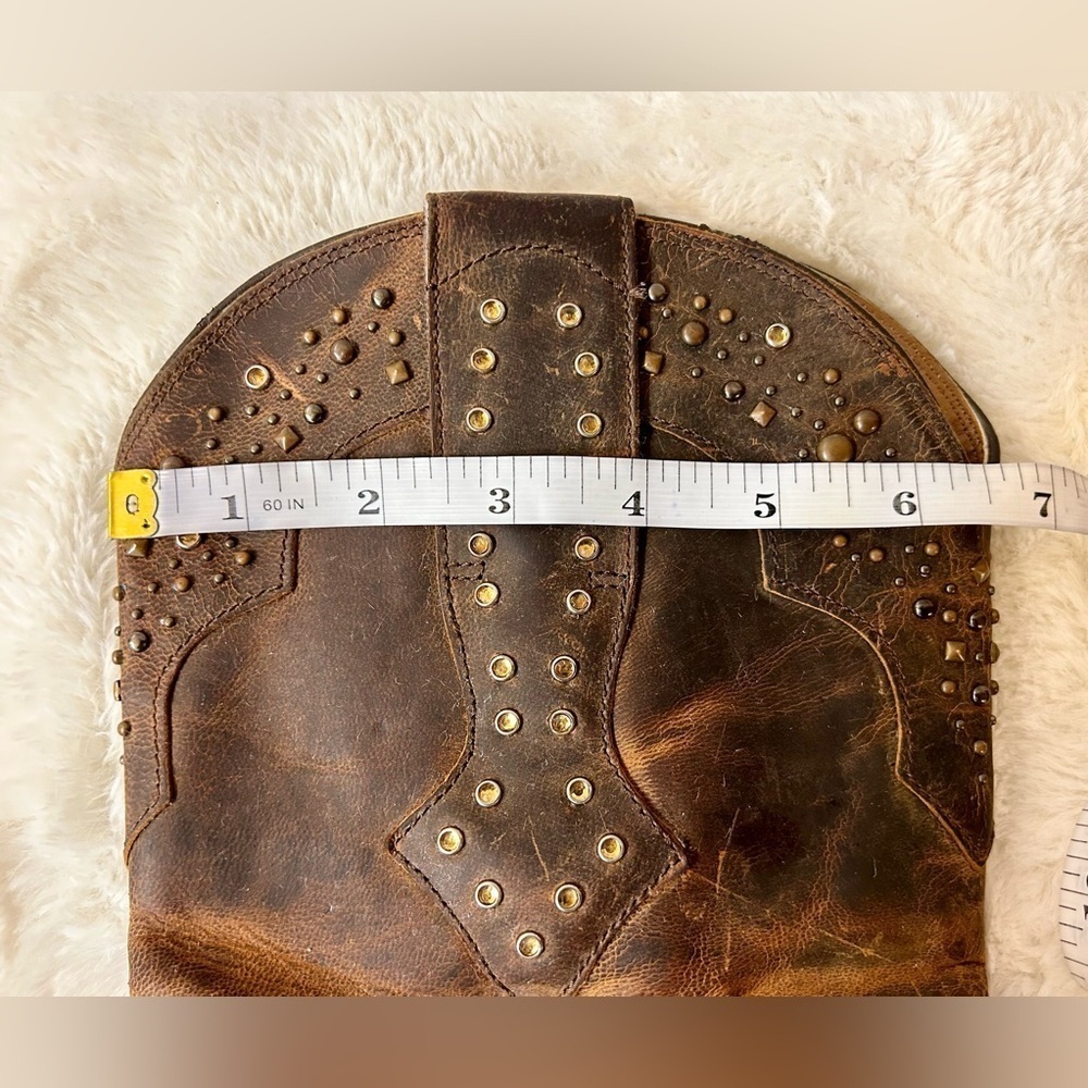 Ariat Womens Rhinestone Cowgirl Boots in Sassy Brown Size 7 - Picture 11 of 15